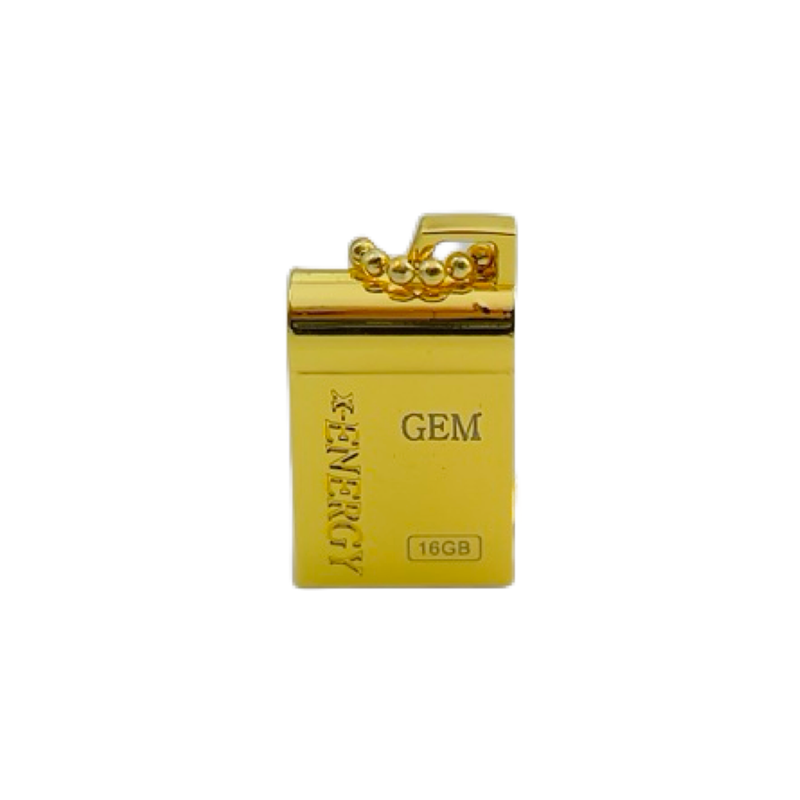 فلش مموری ایکس انرژی مدل 0.GOLDEN GEM USB 2 ظرفیت 16 گیگابایت 